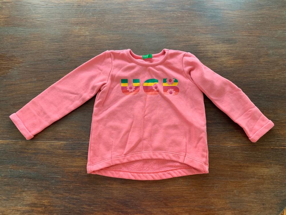United Colors of Benetton pink sweatshirt